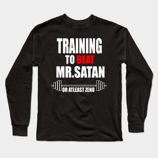 Dragon ball  - Training to Beat Mr.Satan Long Sleeve T-Shirt